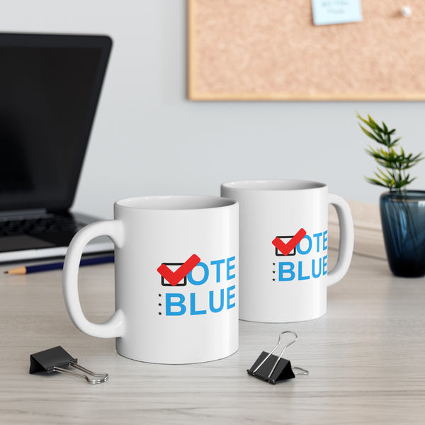 Vote Blue Coffee Mug