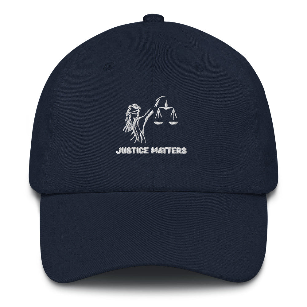 Justice Matters Embroidered Baseball Cap